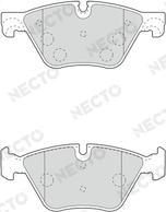 Necto FD7526A - Комплект спирачно феродо, дискови спирачки vvparts.bg