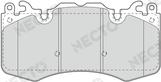 Necto FD7522A - Комплект спирачно феродо, дискови спирачки vvparts.bg