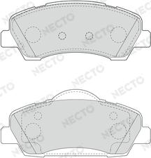 Necto FD7657A - Комплект спирачно феродо, дискови спирачки vvparts.bg