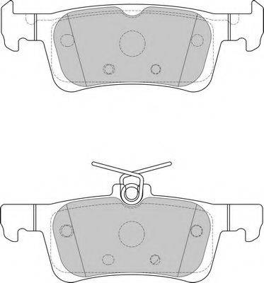 Necto FD7630A - Комплект спирачно феродо, дискови спирачки vvparts.bg