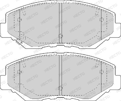 Unipart GBP1459AF - Комплект спирачно феродо, дискови спирачки vvparts.bg