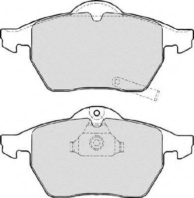 AUTO DELTA DP1930 - Комплект спирачно феродо, дискови спирачки vvparts.bg