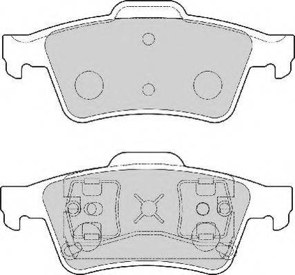 Necto FD7026N - Комплект спирачно феродо, дискови спирачки vvparts.bg