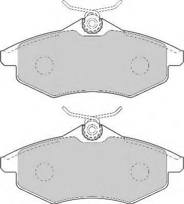 Necto FD7027N - Комплект спирачно феродо, дискови спирачки vvparts.bg