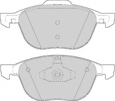 Necto FD7078N - Комплект спирачно феродо, дискови спирачки vvparts.bg