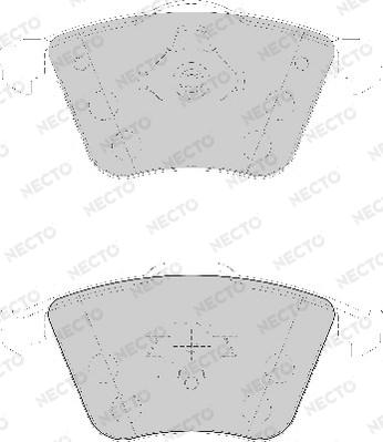 Necto FD7137A - Комплект спирачно феродо, дискови спирачки vvparts.bg