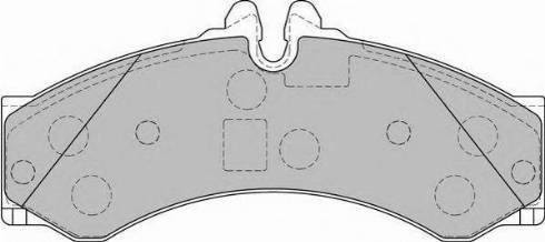 Necto FD7236N - Комплект спирачно феродо, дискови спирачки vvparts.bg