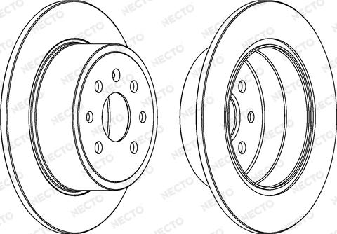 Necto WN908 - Спирачен диск vvparts.bg