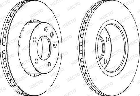 Necto WN493 - Спирачен диск vvparts.bg