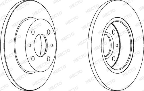 Necto WN459 - Спирачен диск vvparts.bg