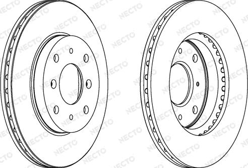 Necto WN463 - Спирачен диск vvparts.bg