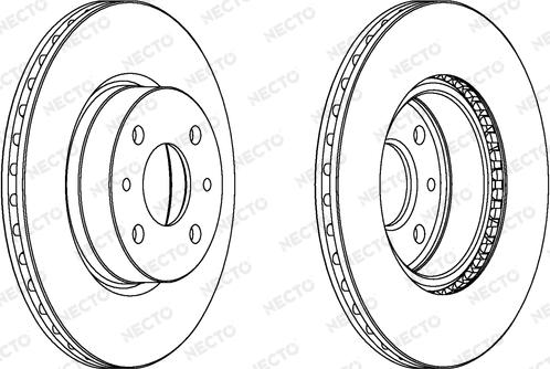 HELLA 8DD 355 101-881 - Спирачен диск vvparts.bg