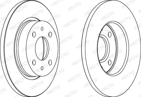 Necto WN475 - Спирачен диск vvparts.bg