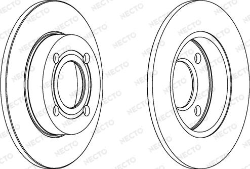 Necto WN476 - Спирачен диск vvparts.bg