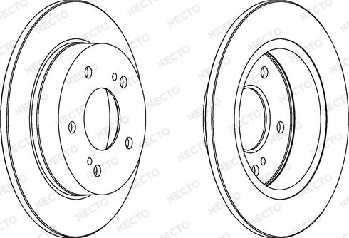 Necto WN594 - Спирачен диск vvparts.bg
