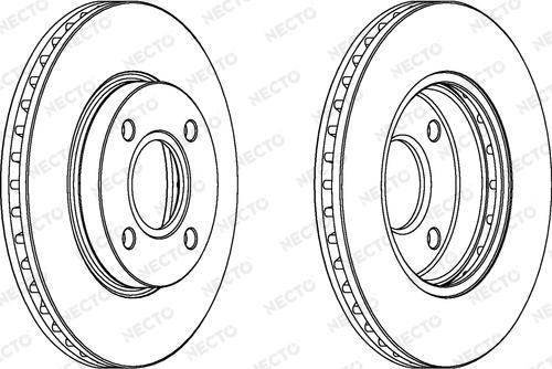 Necto WN547 - Спирачен диск vvparts.bg
