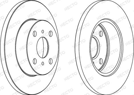 Necto WN561 - Спирачен диск vvparts.bg