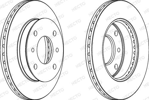 Necto WN515 - Спирачен диск vvparts.bg