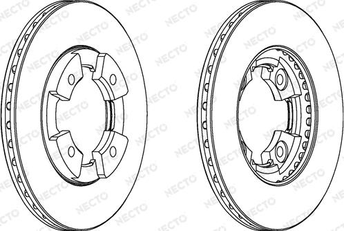 Necto WN641 - Спирачен диск vvparts.bg