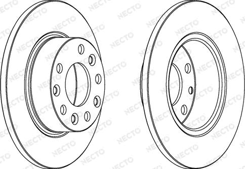 Necto WN612 - Спирачен диск vvparts.bg