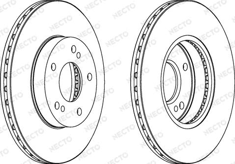 Necto WN689 - Спирачен диск vvparts.bg