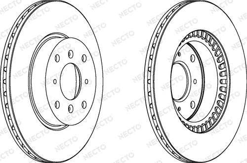 Necto WN687 - Спирачен диск vvparts.bg