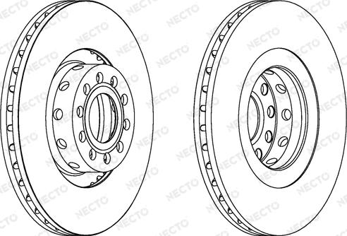 Necto WN1492 - Спирачен диск vvparts.bg