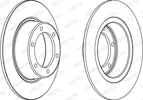 Necto WN144 - Спирачен диск vvparts.bg