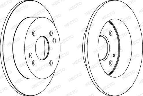 Necto WN1419 - Спирачен диск vvparts.bg