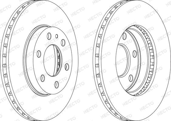 Necto WN1541 - Спирачен диск vvparts.bg