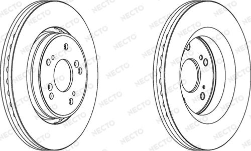 Necto WN1555 - Спирачен диск vvparts.bg