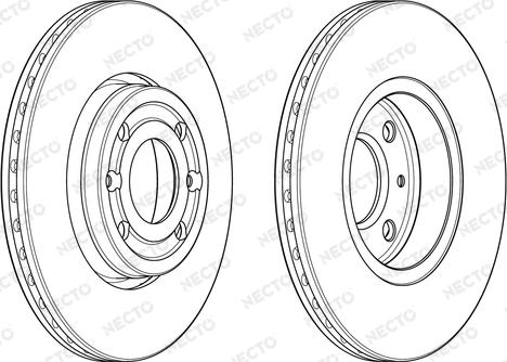 Necto WN1560 - Спирачен диск vvparts.bg