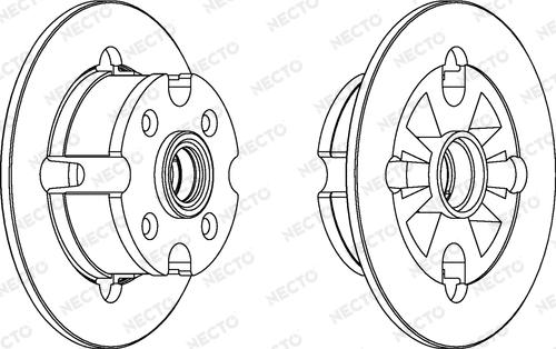 Necto WN160 - Спирачен диск vvparts.bg