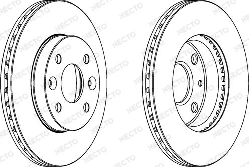 Necto WN1055 - Спирачен диск vvparts.bg