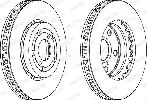 Necto WN1052 - Спирачен диск vvparts.bg