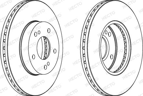 Necto WN1002 - Спирачен диск vvparts.bg