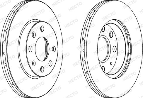 Necto WN1149 - Спирачен диск vvparts.bg