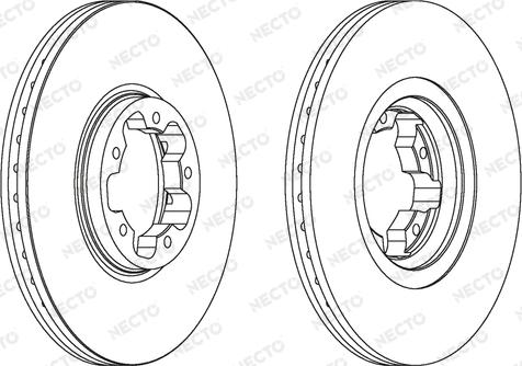 Necto WN1140 - Спирачен диск vvparts.bg