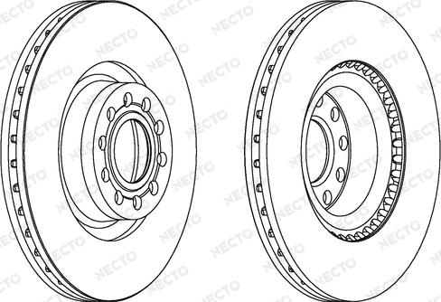 Necto WN1169 - Спирачен диск vvparts.bg