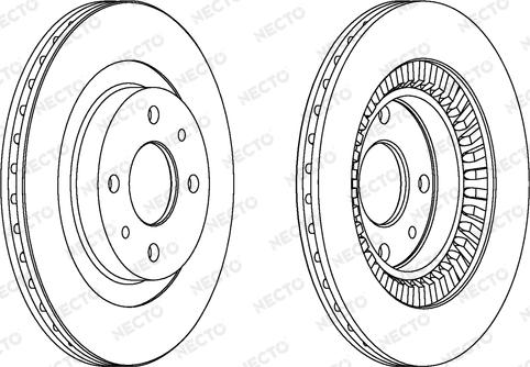 Necto WN1163 - Спирачен диск vvparts.bg