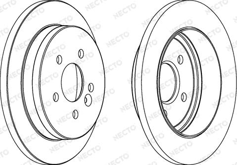 BENDIX 562100BC - Спирачен диск vvparts.bg