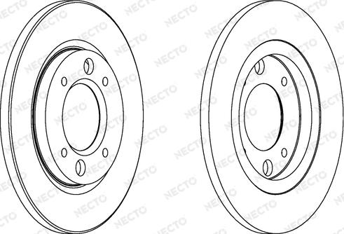 Necto WN188 - Спирачен диск vvparts.bg