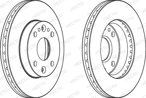 Necto WN1354 - Спирачен диск vvparts.bg