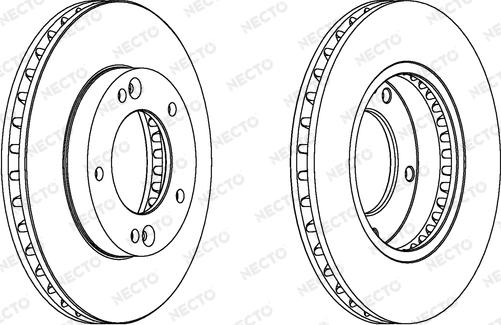 Necto WN1301 - Спирачен диск vvparts.bg