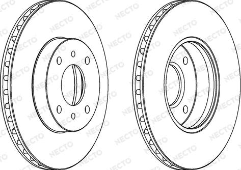 Necto WN1205 - Спирачен диск vvparts.bg