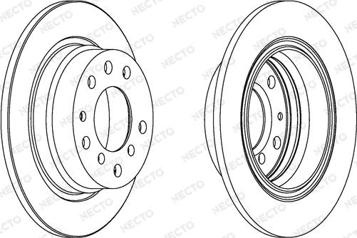 Necto WN170 - Спирачен диск vvparts.bg