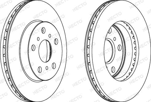 Necto WN392 - Спирачен диск vvparts.bg
