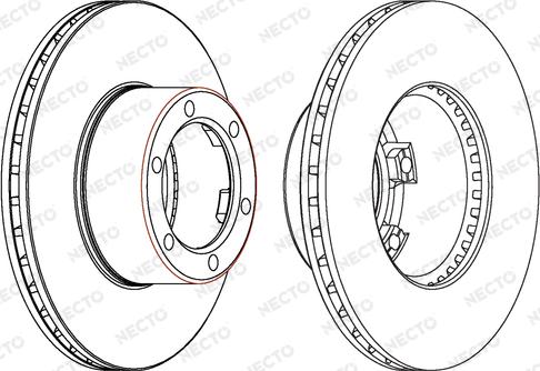 Necto WN306 - Спирачен диск vvparts.bg