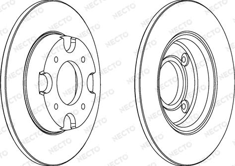 Necto WN315 - Спирачен диск vvparts.bg