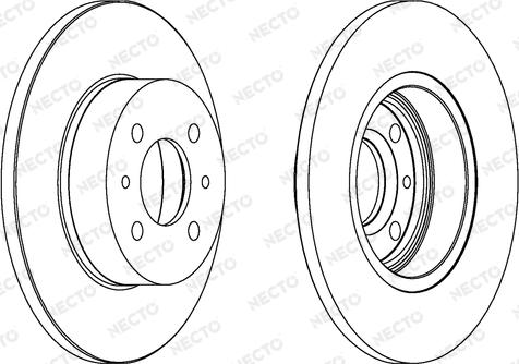 Necto WN293 - Спирачен диск vvparts.bg